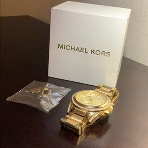 Gold Micheal Kors watch